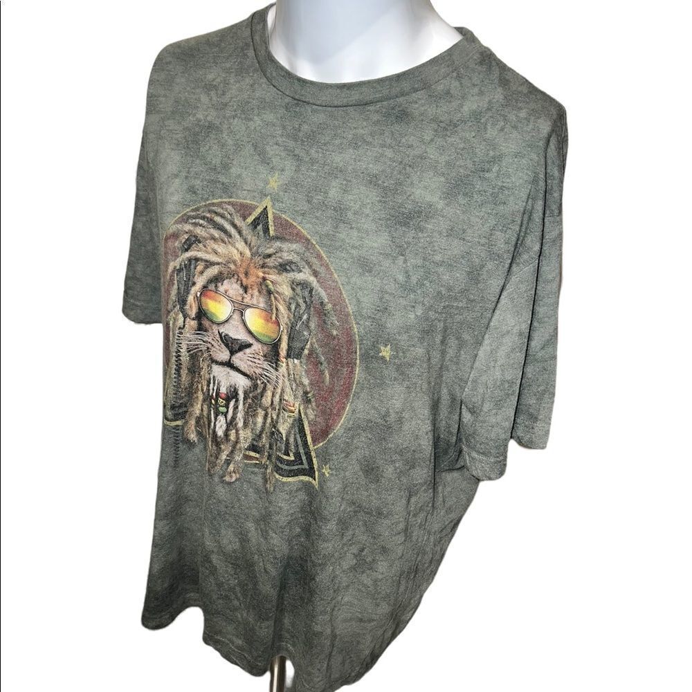 The Rasta Lion DJ Shirt XL - Picture 2 of 5